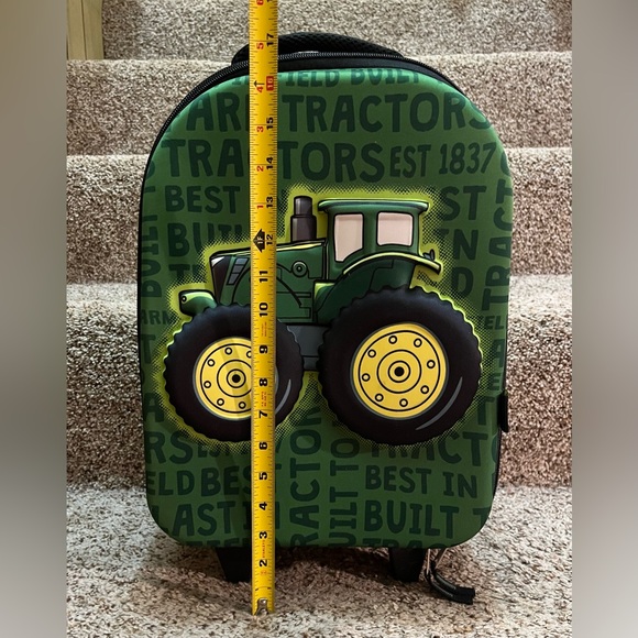 John Deere Tractor Rolling Suitcase Luggage - Picture 8 of 9